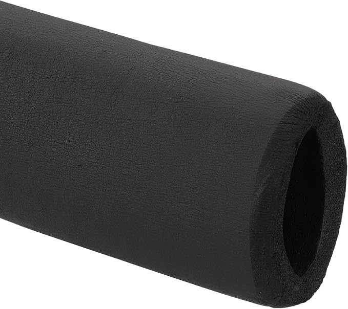 PATIKIL 3"(76mm) ID x 6.6Ft Pipe Insulation Foam Tubes, Pipe Cover Wrap Roll Bar Padding Tubing for Handle Grip HVAC Outdoor Air Conditioner Units, Black