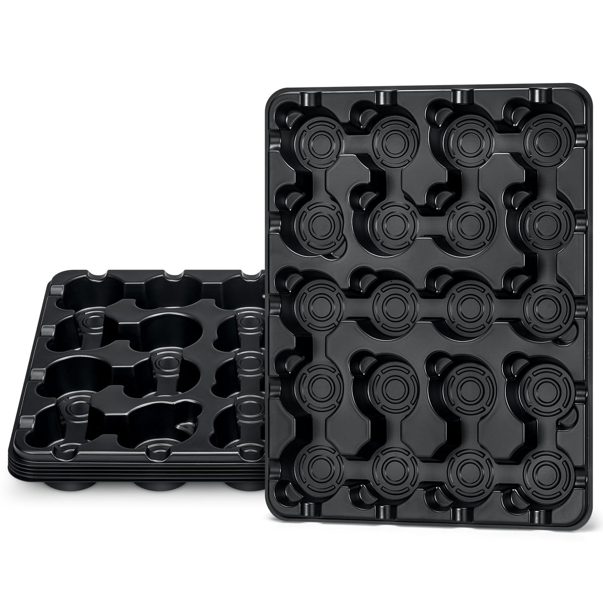 5 Pack Reusable 20 Cell Seed Starter Trays for 3 Inch Nursery - Image 1