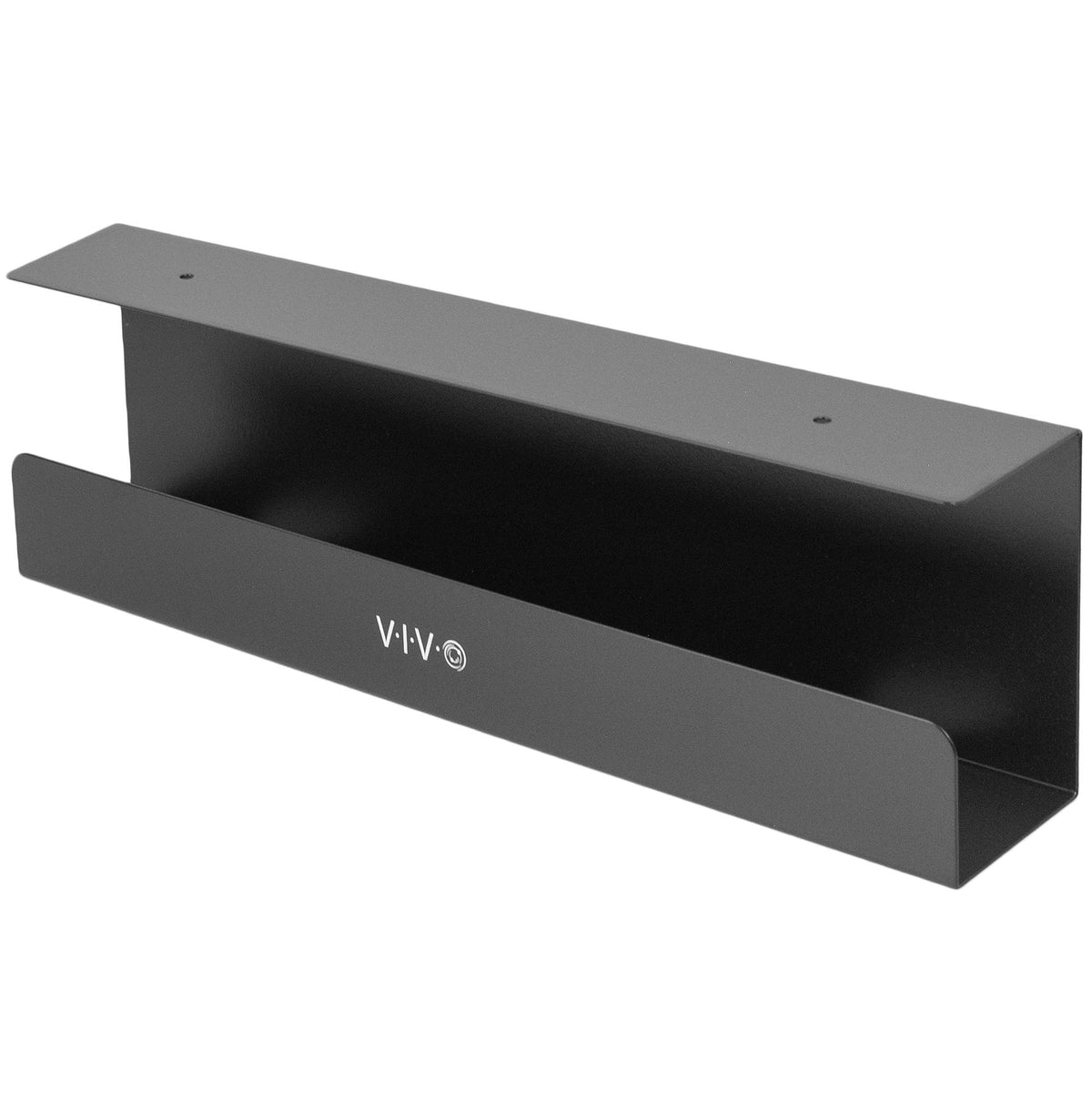 VIVO Black 17 in Under Desk Cable Management Tray, DESK-AC06-1C - Image 1