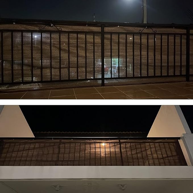 Fence Privacy Screen Balcony Sun Shade Cloth 3'x6' 80% Shade Fabric Outdoor Patio Screens Mesh Panels Apartments Railing Cover UV Protection for Backyard Garden Porch Deck