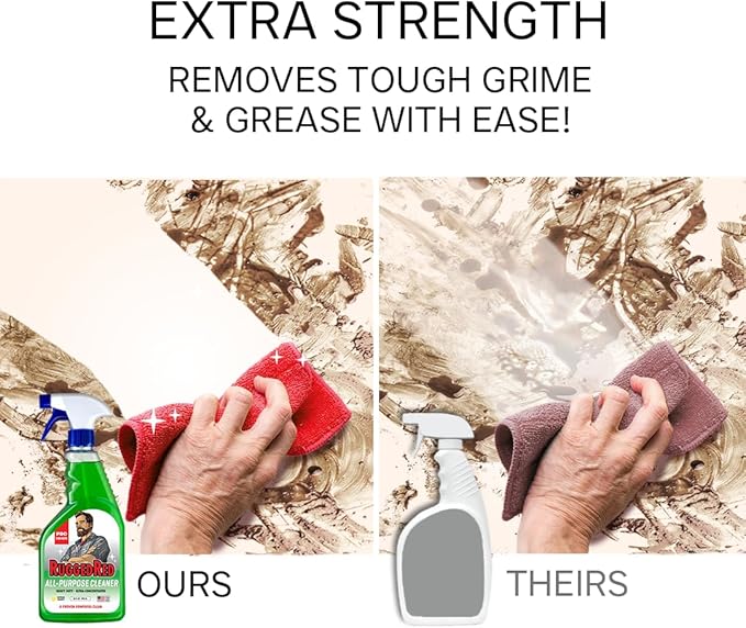 Industrial-Strength All-Purpose Cleaning Spray, Heavy-Duty Cleaner ideal for Kitchen & Home, Multi-Surface Deep Cleaner, Made in the USA, Citrus Scent, 32oz (1 Bottle)