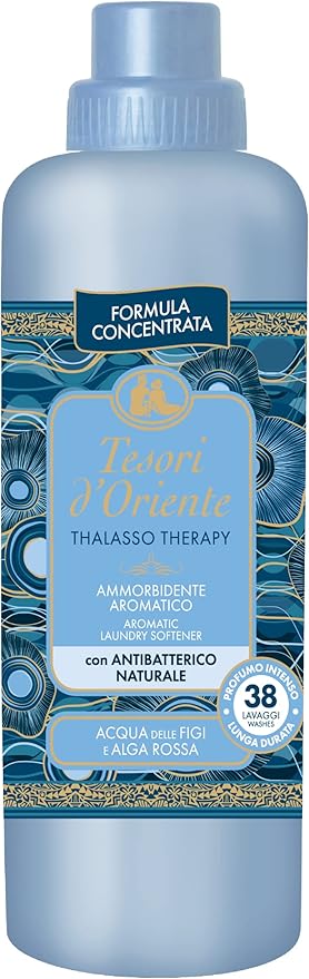 Tesori d'Oriente Thalasso Therapy Aromatic Waters of Fiji and Red Algae Laundry Softener, 760 ml (25.7 fl oz) made in Italy [italian import]
