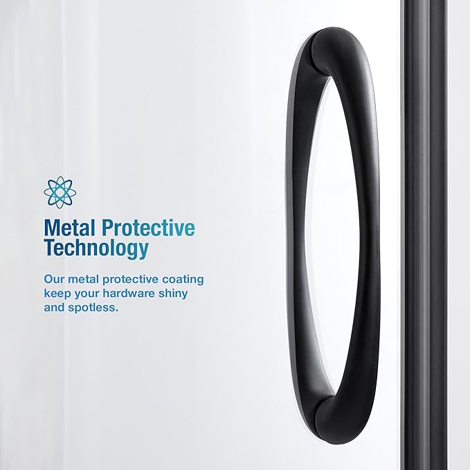 OVE Decors Breeze 32 in. Corner Shower Clear Sliding Door with Included Walls and Base in Black Finish