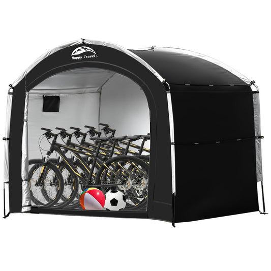 Outdoor Waterproof Bike Storage Tent Shed for 2/3/4/6/8 Bikes - Image 1