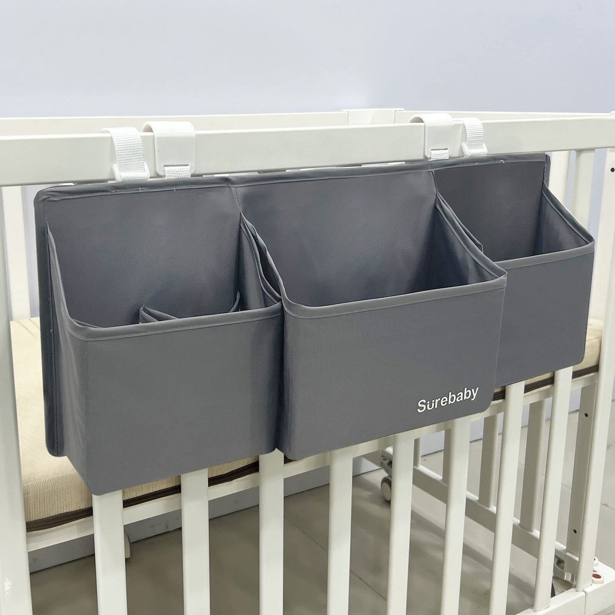 Hanging Baby Diaper Caddy, 3-in-1 Diaper Caddy Organizer - Image 1