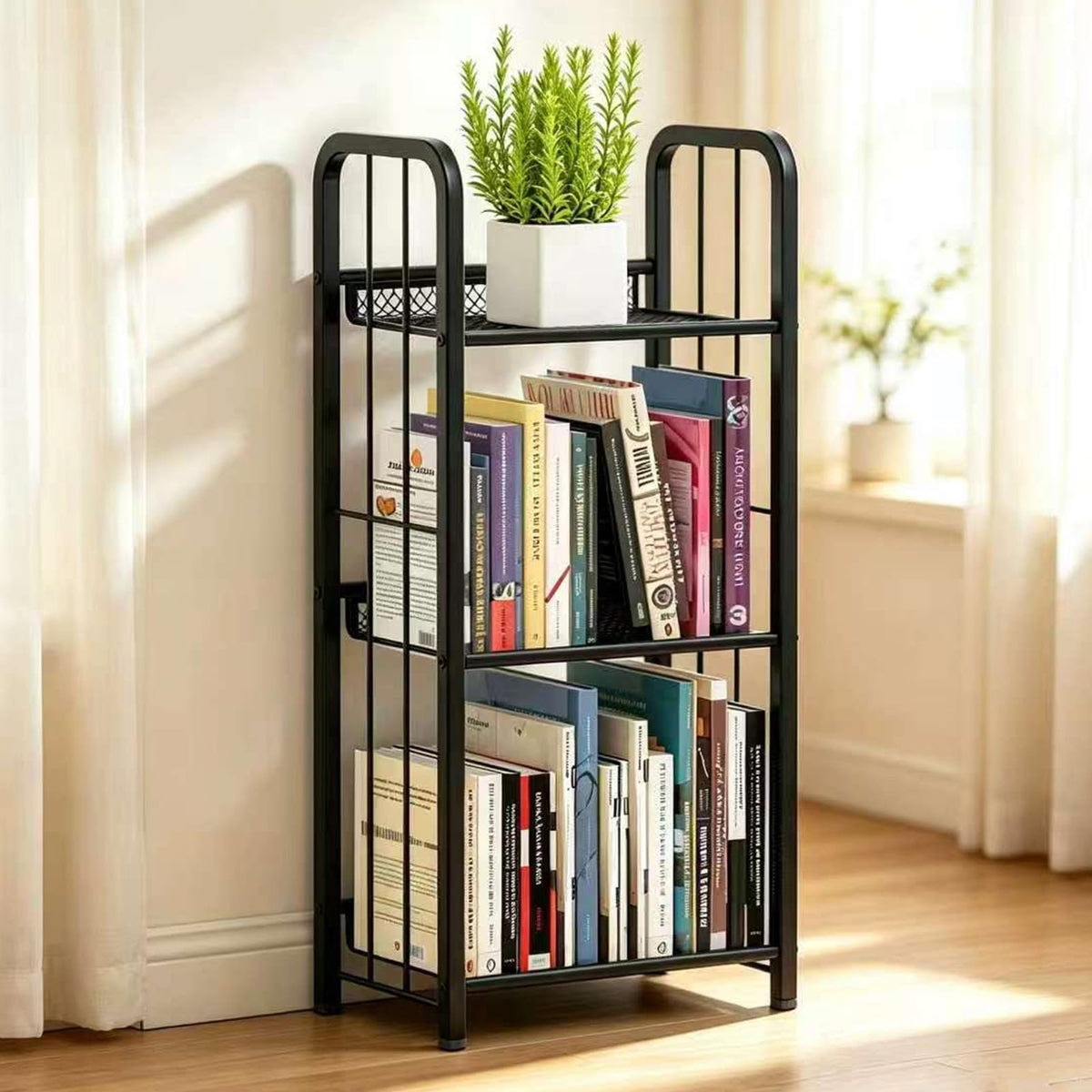 Bookshelf Storage Shelf Bookcase Freestanding Storage Stand - Image 1