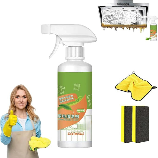 2026 New Electrolyzed Ion Kitchen Cleaner,Kitchen Appliance Cleaner,Oven Cleaner Heavy Duty For Kitchen Appliances, Household, Oven, Stove, Range Hood (1pcs)