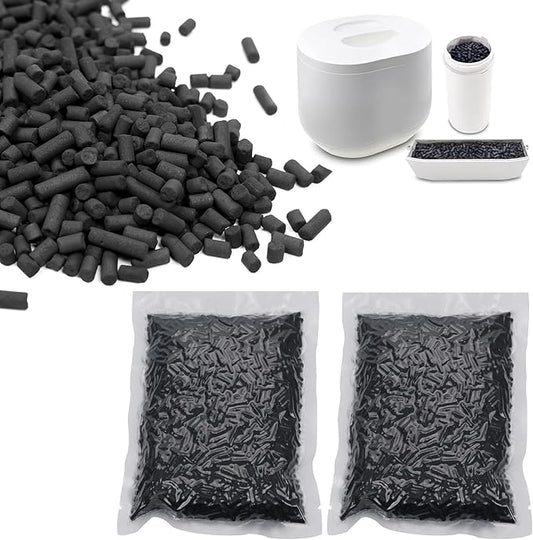 2 Pack Charcoal Refills for Lomi Smart Waste Kitchen Composter, 1.0 Pounds (Activated Charcoal Filters Keep Your Kitchen Smelling Fresh and Odour-Free)