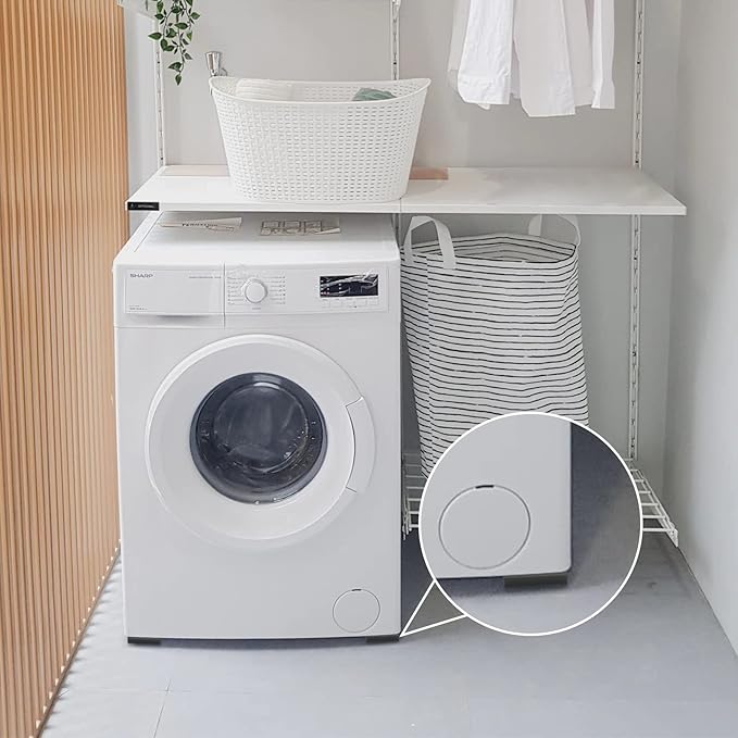 SEISSO Anti Vibration Pads, Washer & Dryer Shock and Noise Cancelling Washing Machine Foot Pads, Washing Machine Stabilizer Support Provent Laundry Shaking Skidding, Washer Vibration Pads-Round