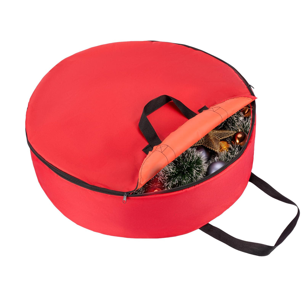 Christmas Round Wreath Storage Bag 30-Inch, 600D Oxford - Image 1