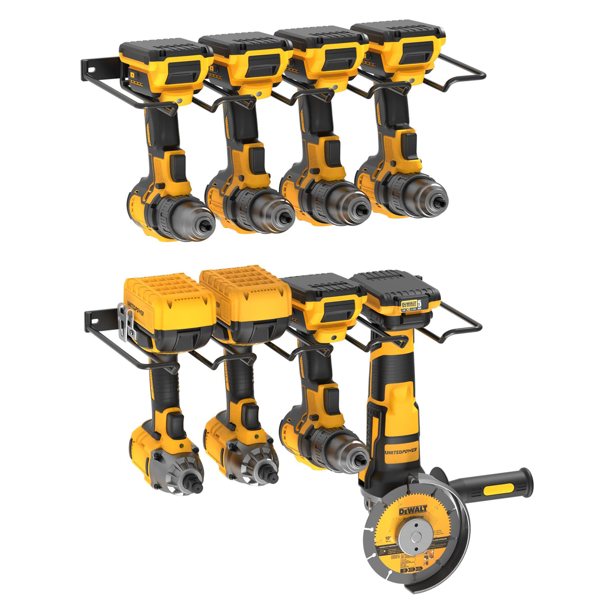 UNITEDPOWER Wall Mounted Power Tool Organizer Holder - Image 1