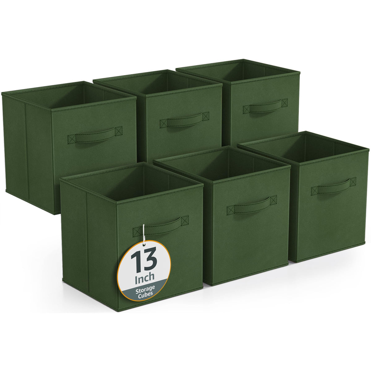 Sorbus Fabric Storage Cubes, 6-Pack Foldable Bins (1 | All Products - Image 1