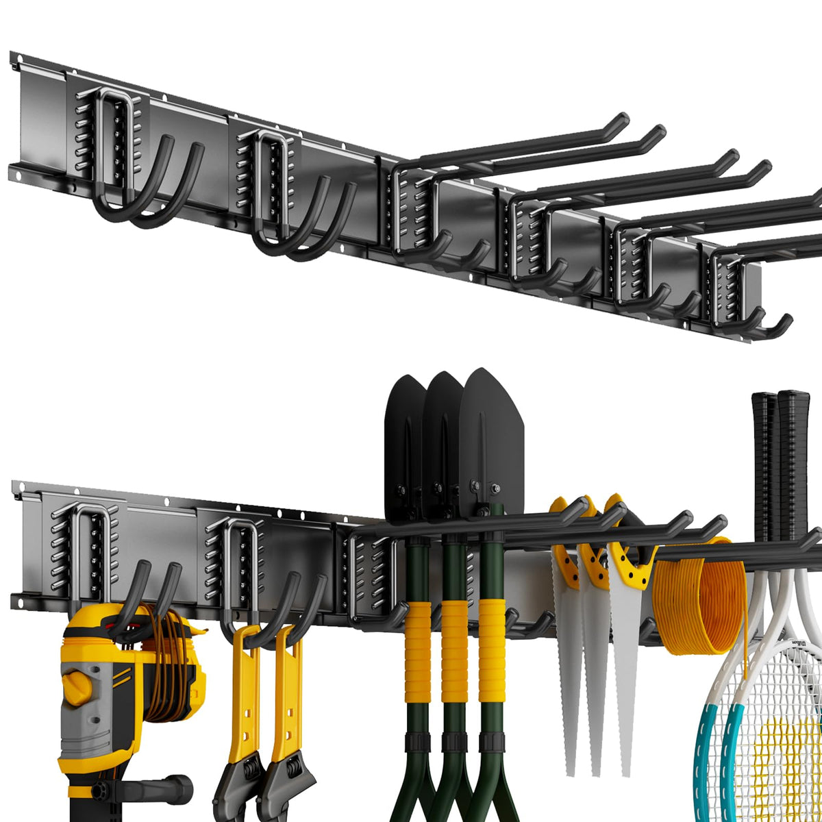 Garage Tool Organizer Wall Mount, 48 Inch Heavy Duty - Image 1