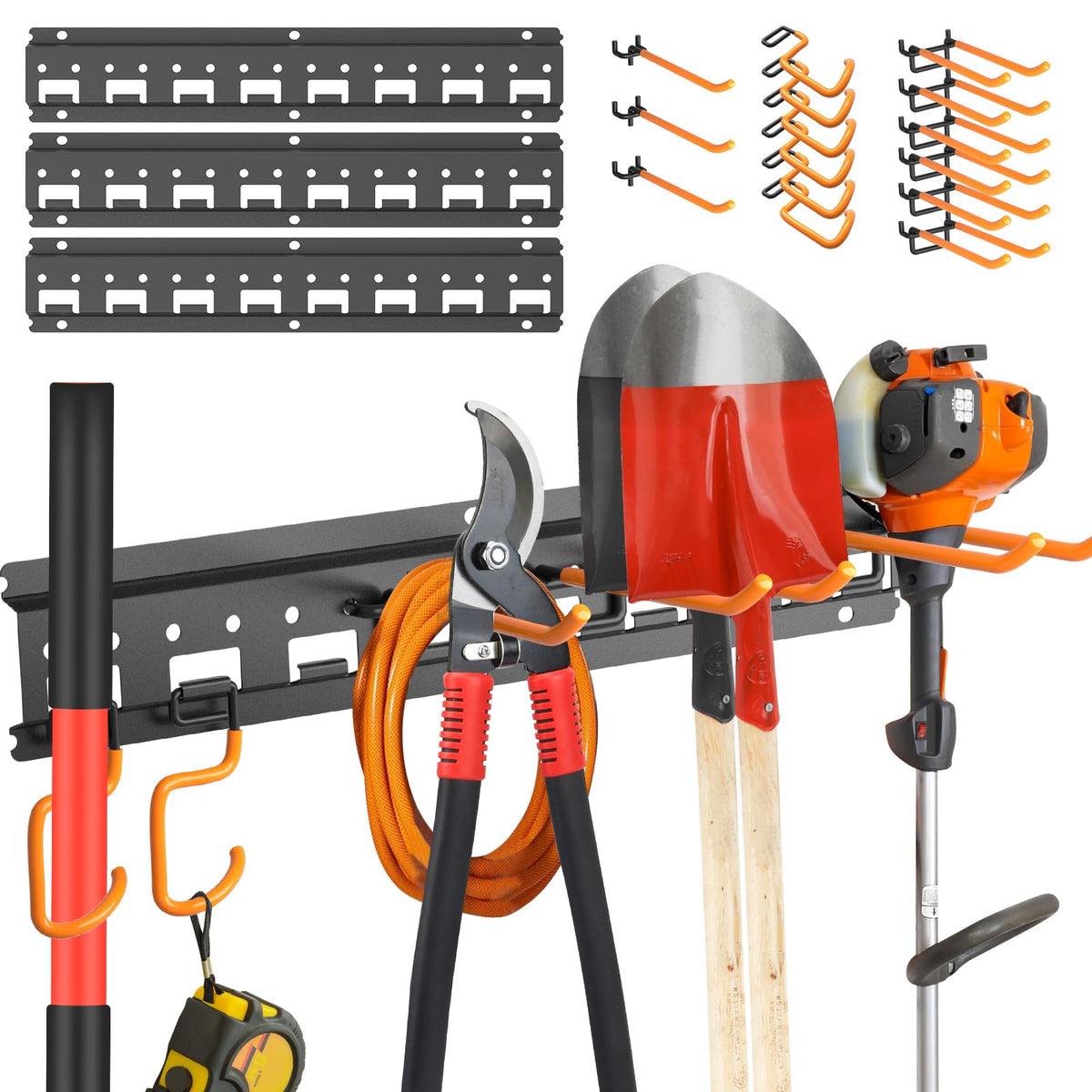 Garden Tool Organizer Wall Mount - Garage Storage | Garage Storage - Image 1