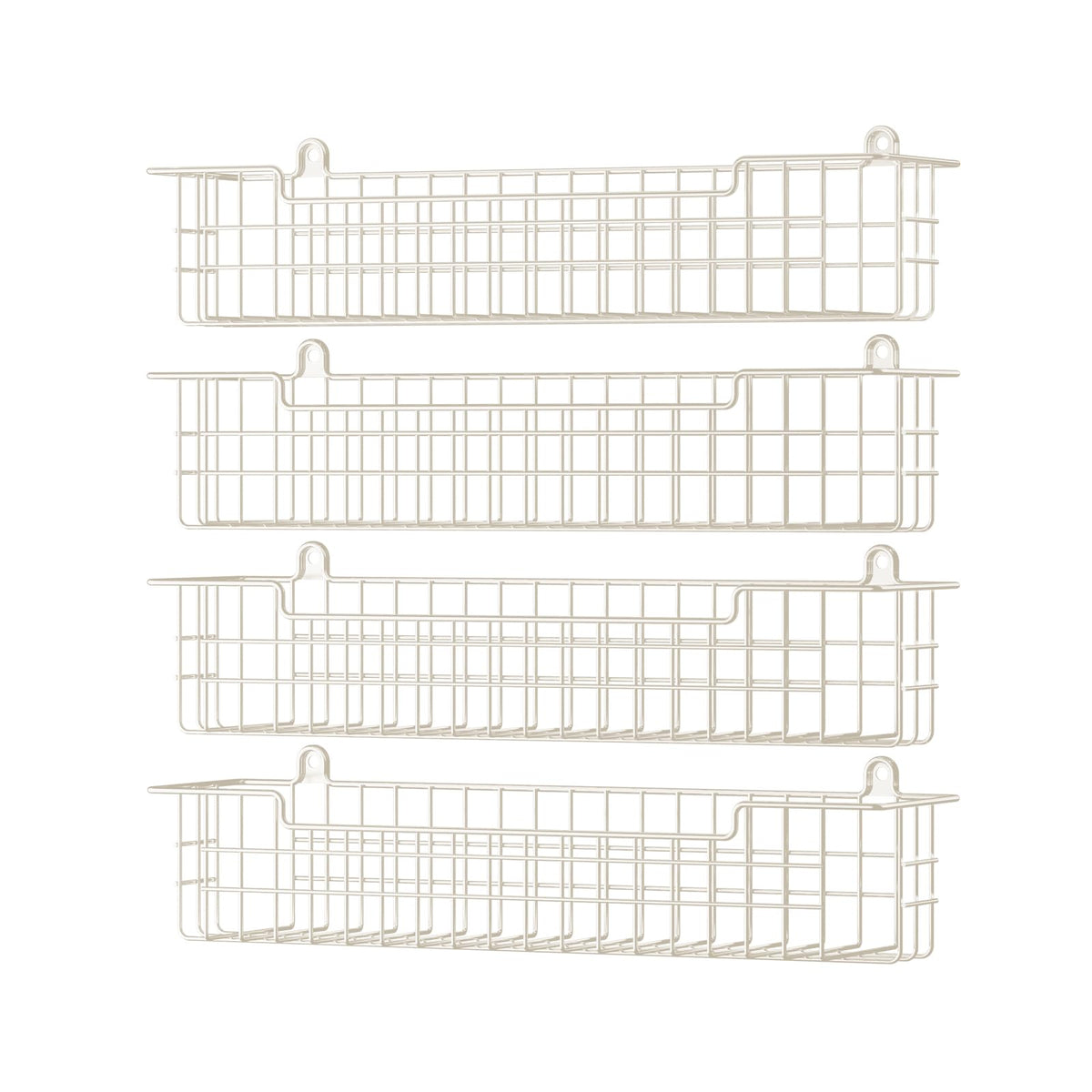 Spice Rack, 4-Pack Seasoning Organizer Wall Mount for Kitchen - Image 1