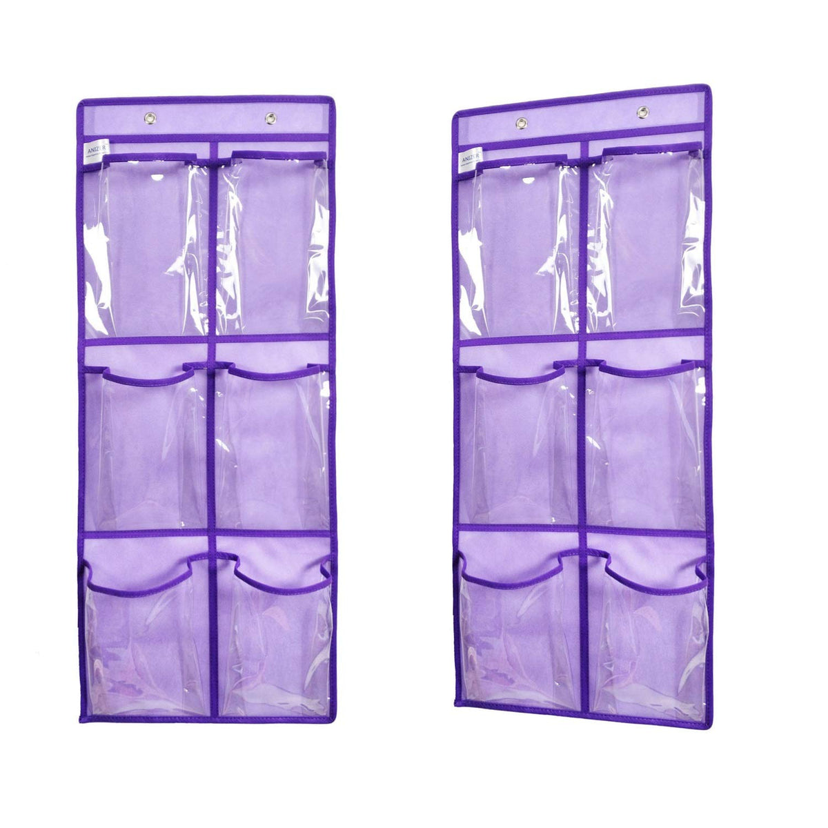 Over The Door Hanging Shoe Organizer Narrow Closet Door Shoe - Image 1