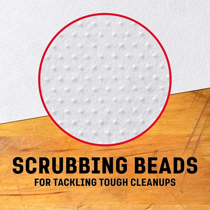 Venom Steel Workshop Wipes with Scrubbing Beads, for Grease, Grime, Oil, Paint and Caulk, Safe on Hands, Tools, and Non Porous Surfaces, Light Citrus Scent, 8" x 12" Cloths, 60 Wipes