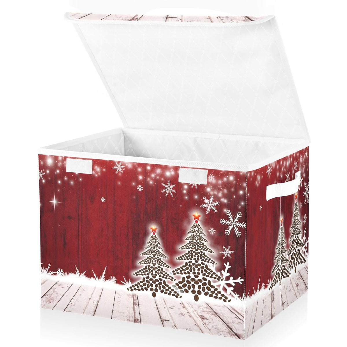 senya Christmas Storage Baskets Collapsible Bins | Home Organization - Image 1