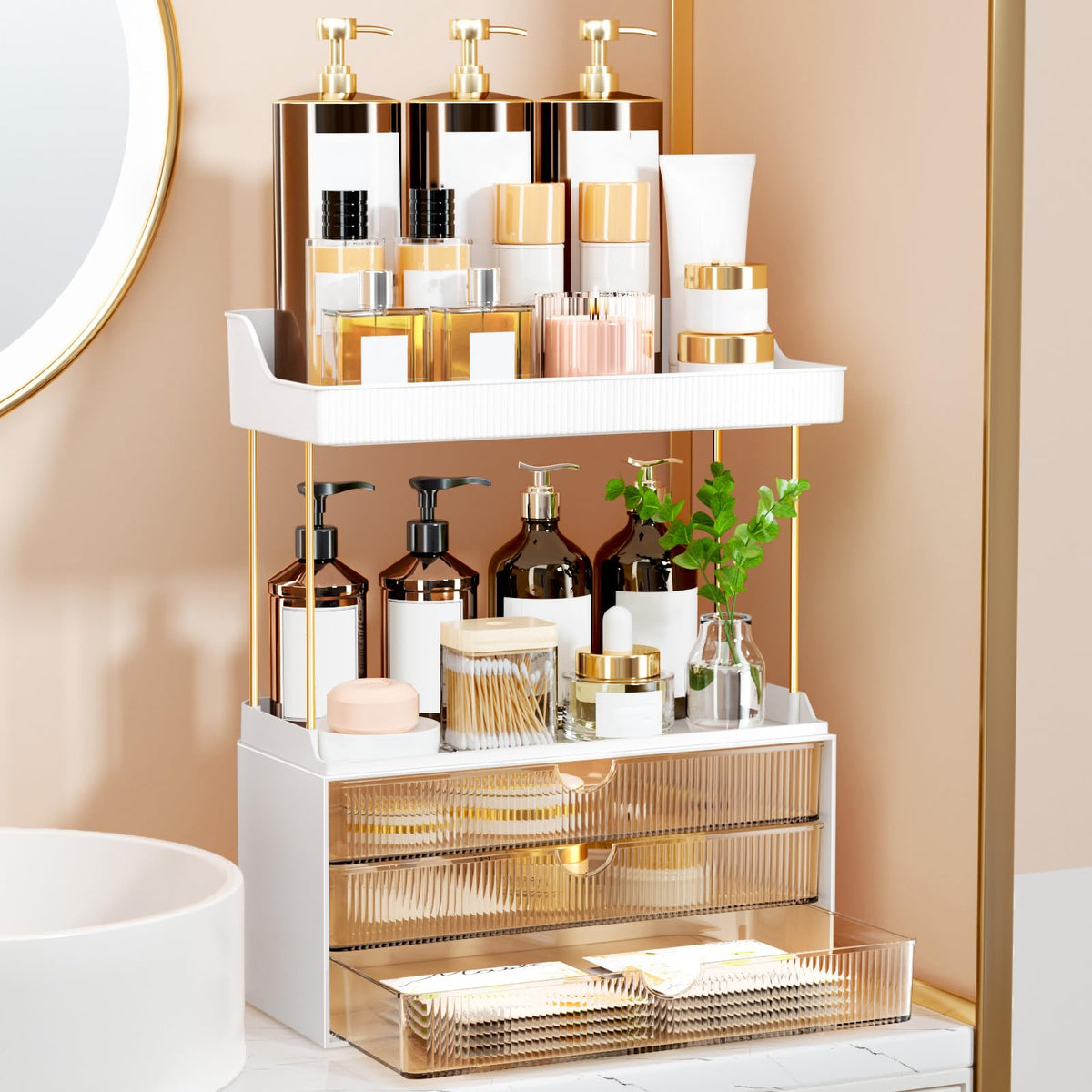StorBin Arcylic 5-Tier Makeup & Skincare Organizer for Vanity - Image 1