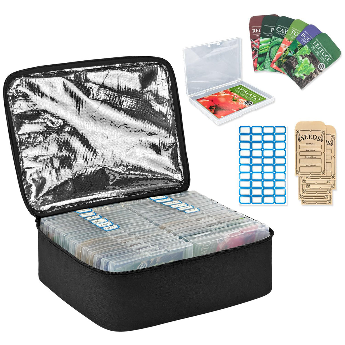 Boczif 26 Slot Seed storage Organizer Box Hold 80 to 100 - Image 1