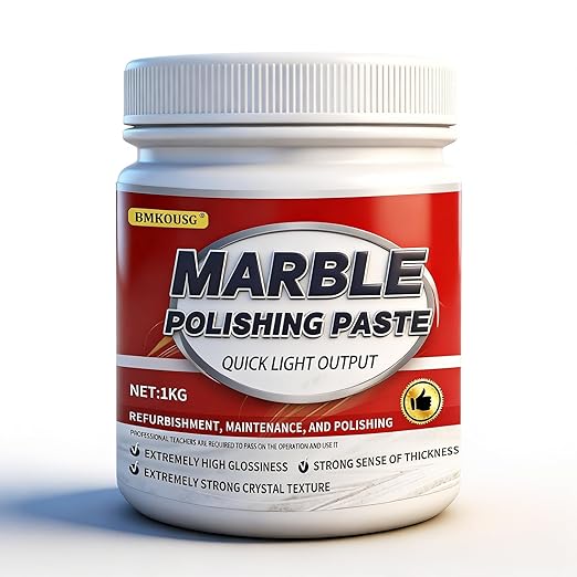 Marble Polishing Paste, Granite Polishing Compound,Marble Polishing Kit, Quartz Cleaner Countertop,Quartz Polish, Granite Sealer and Protectant - Non-Toxic, Streak-Free (2.2LB,1Pce)