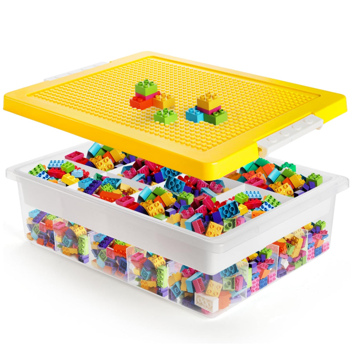 Building Block Organizer Bin, Building Baseplate Lid - Image 1