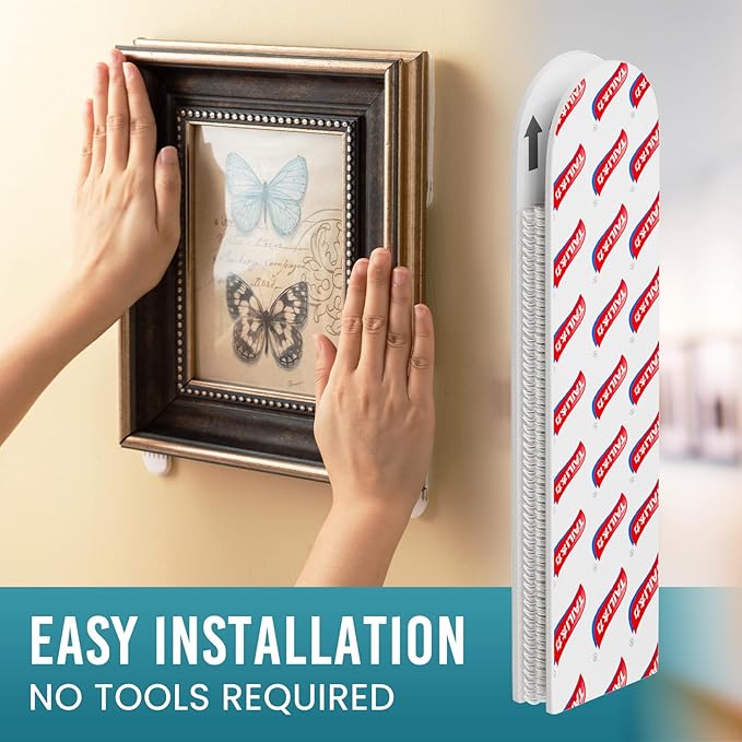 TAILI Picture Hanging Strips Heavy Duty, Extra Large 16 Pairs (32 Strips) Frame Hangers for Walls, Pictures Kit Without Nail, Damage Free Adhesive Poster Decor, Art, Mirror