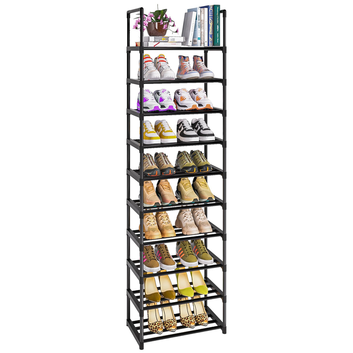 Shoe Rack - Sturdy Metal Shoes Storage Organizer | Home Organization - Image 1