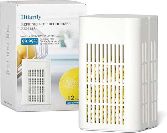 Strongest Refrigerator Deodorizer & Odor Eliminator – 12-Month Long-Lasting Freshness for Fridge, Shoe Cabinet & Car (1 Pack) | Fixory911
