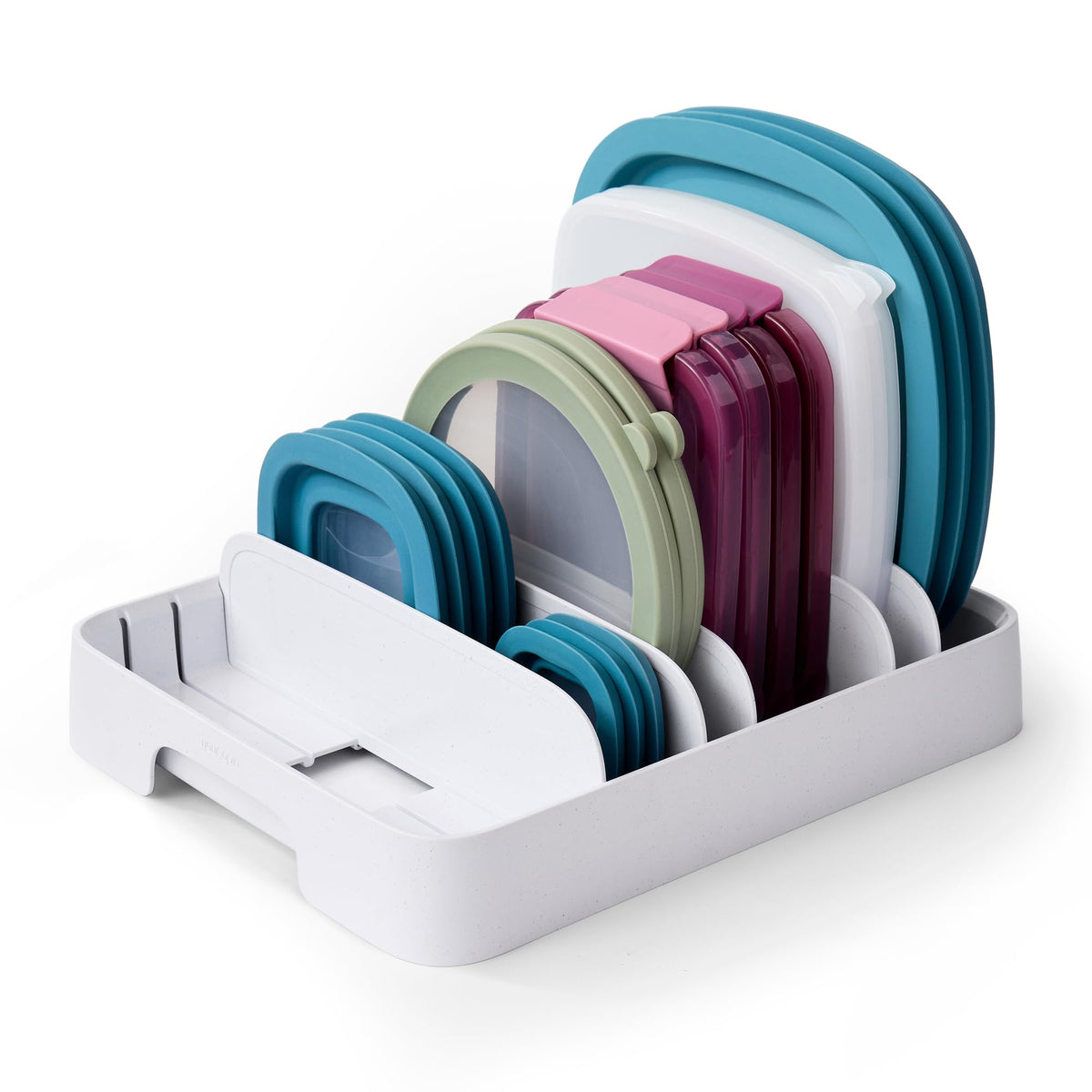 YouCopia StoraLid 24 Container Lid Organizer, Adjustable Plastic - Image 1