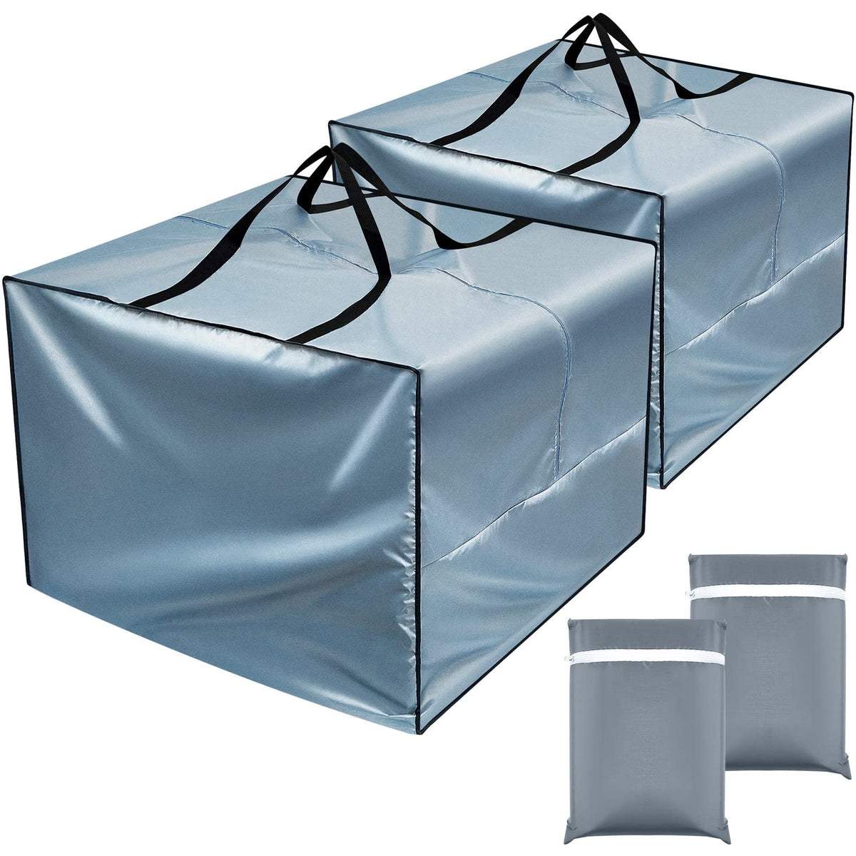 Patelai 2 Pcs Outdoor Cushion Storage Bags with Zipper - Image 1