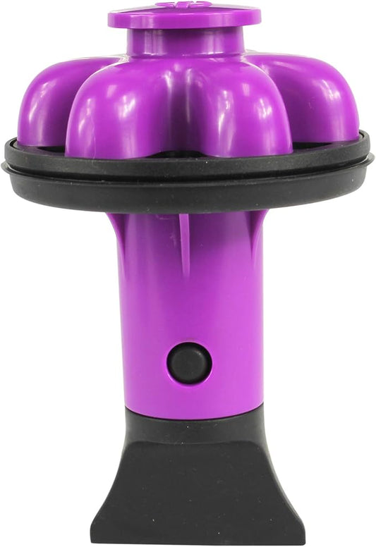 Danco 10762A | Disposal Genie II Garbage Disposal Strainer and Stopper, Kitchen Sink Drain Splash Guard with Food Scraper, Fuchsia, 1-Pack