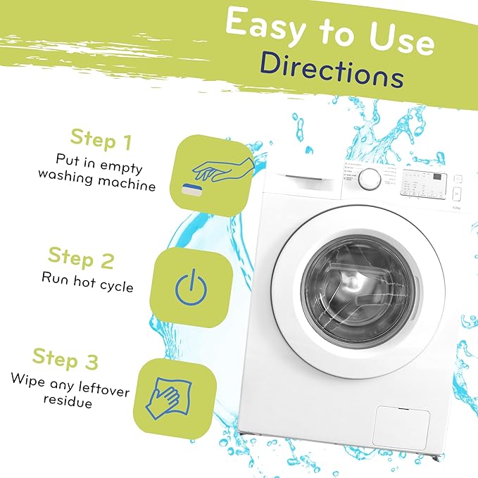 Eco Scrubz Deep Dishwasher Machine Cleaner Unscented, 12 Count Tablets - 1 Year Supply plus Eco-Shines Dishwasher Detergent Pods With 3 in 1 Power of Liquid, Powder, and Gel for Brig