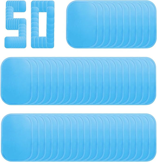 50 Pcs/25 Pack Gel Pads for Abs Stimulator Ab Trainer Replacement Gel Sheet for EMS AB Stimulator Gel Pad for All Abdominal Belts Muscle Stimulator Ab Toner