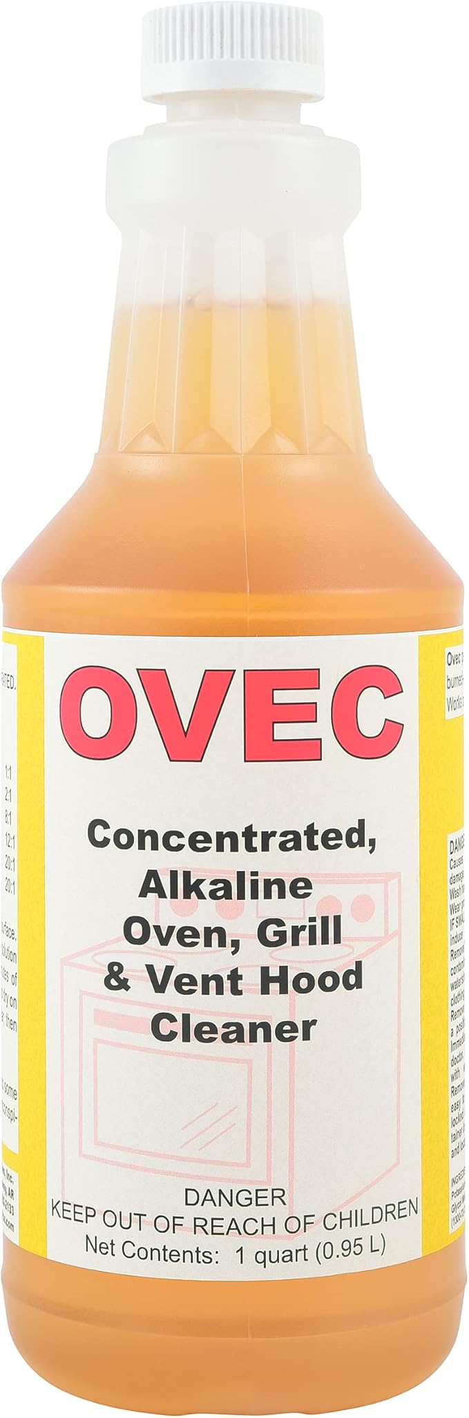 Detco-OVEC - Industrial Oven & Grill cleaner for Restaurant, and Commercial Kitchen Equipment. Removes burned on oils & grease (1)
