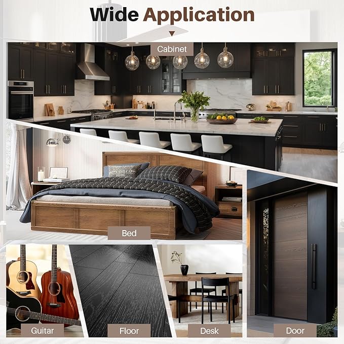 6 Colors Laminate Floor Wax with Wood Furniture Touch Up Marker，Vinyl Laminate Hardwood Floor Repair Kit, Professional Restore Any Scratches, Stains, Cracks, Hole for Floor, Door, Cabinet