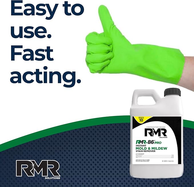 RMR-86 Pro Instant Mold & Mildew Stain Remover - Contractor Grade 2.5 Gallon 2-Pack