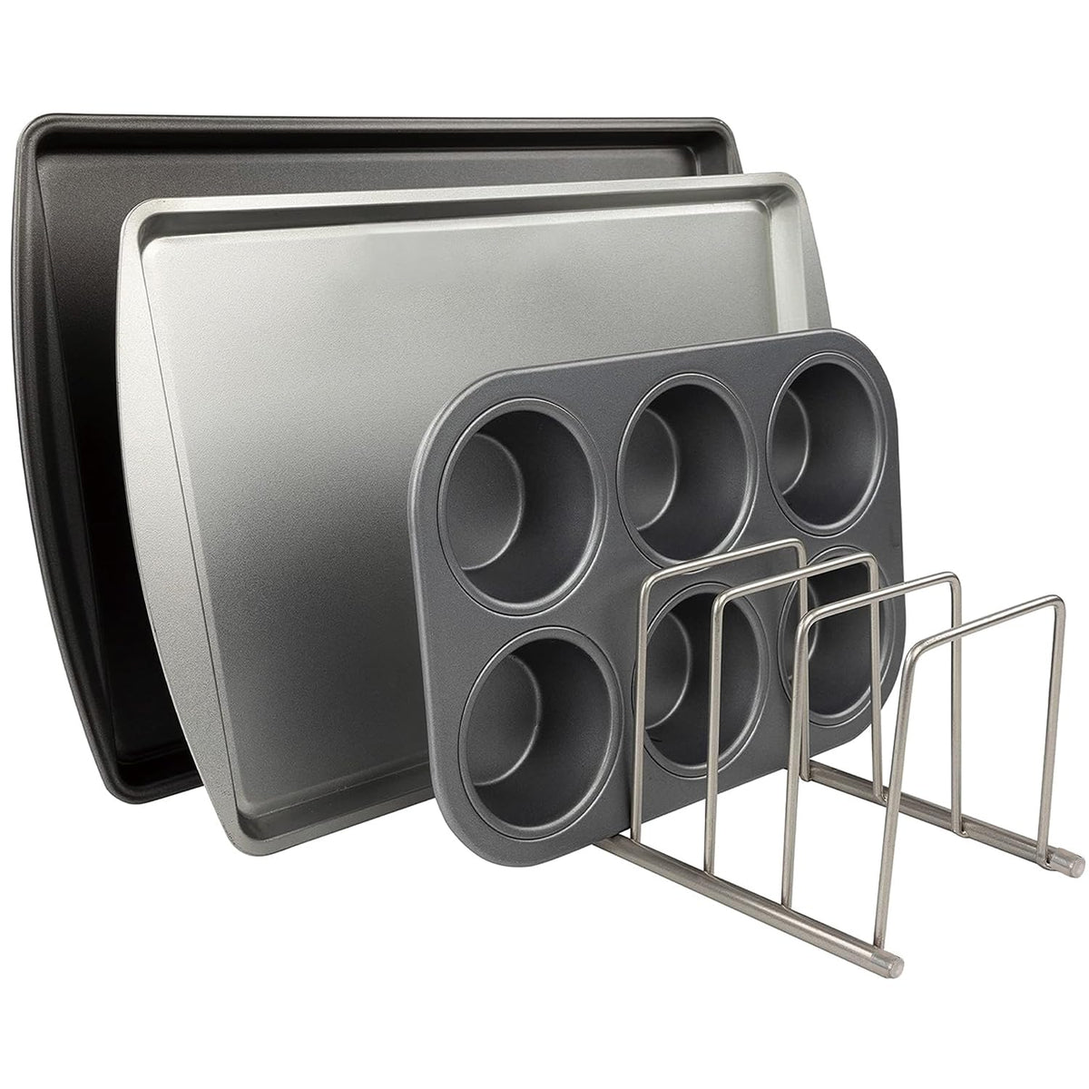 FitWell Kitchen Bakeware Organizer,Plate Racks - Image 1