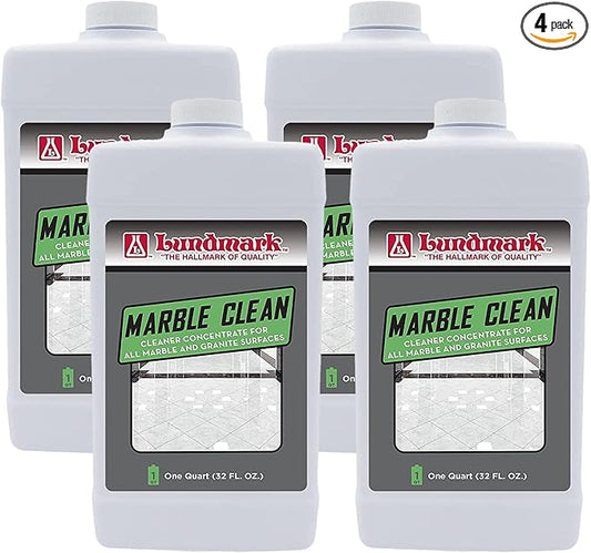 Lundmark Marble Cleaner, 32-Ounce, 3535F32-6, Clear (Pack of 4)