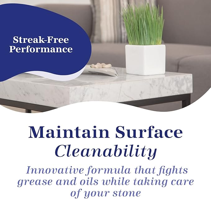 Marblelife Granite & Quartz Cleaner, Safe & Powerful Granite Countertop Cleaner, Oil & Wax Free Quartz Countertop, Effective Stone Care & Cleaning, 32oz Spray