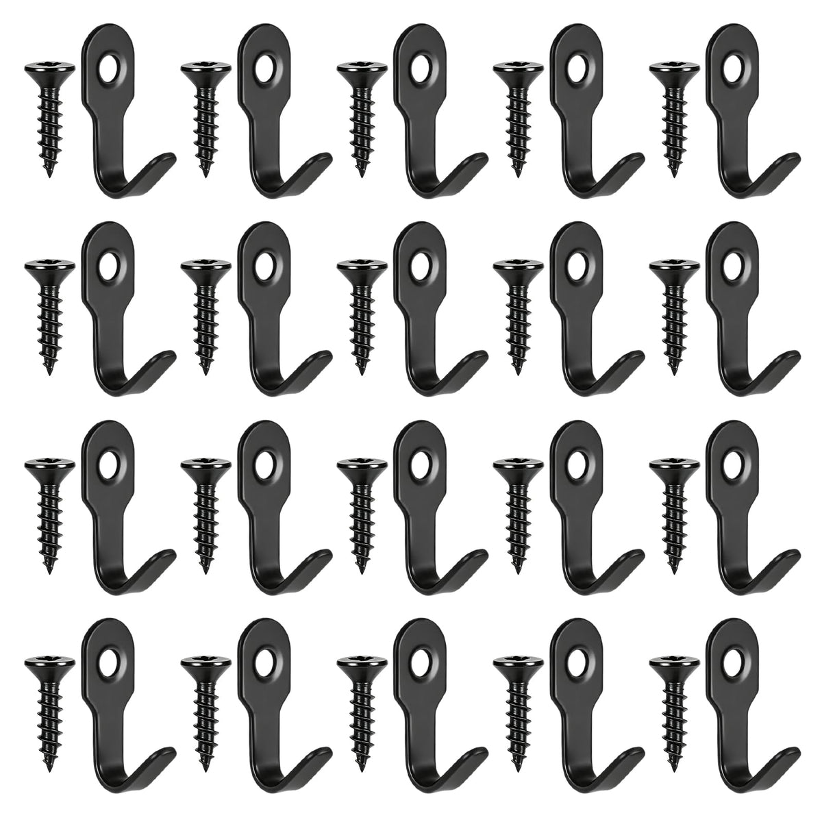 20Pcs Small Hook J Hooks for Hanging Mini Wall Hooks - Image 1