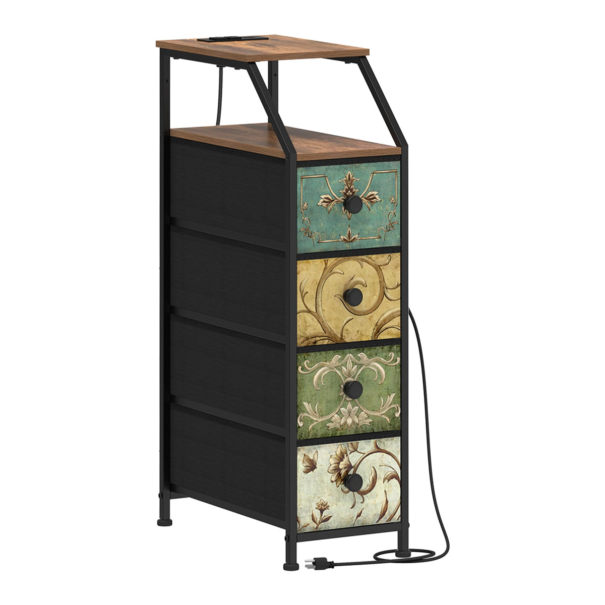 Tohomeor Narrow Dresser Tall Skinny Storage Tower Vertical Slim - Image 1