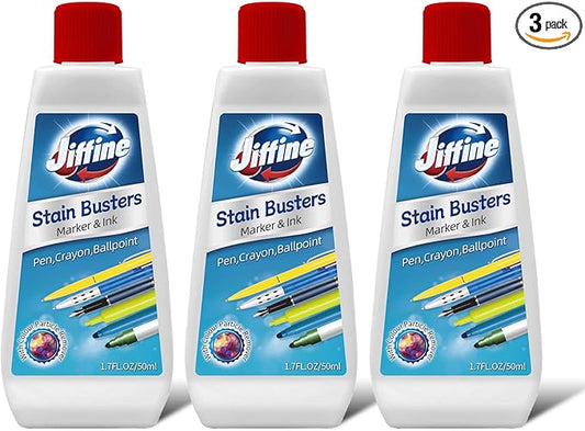 Laundry Stain Remover, Professional for Removing Marker, pencil and Ballpoint Pen Stains From Clothes, 50ml 3 Bottles