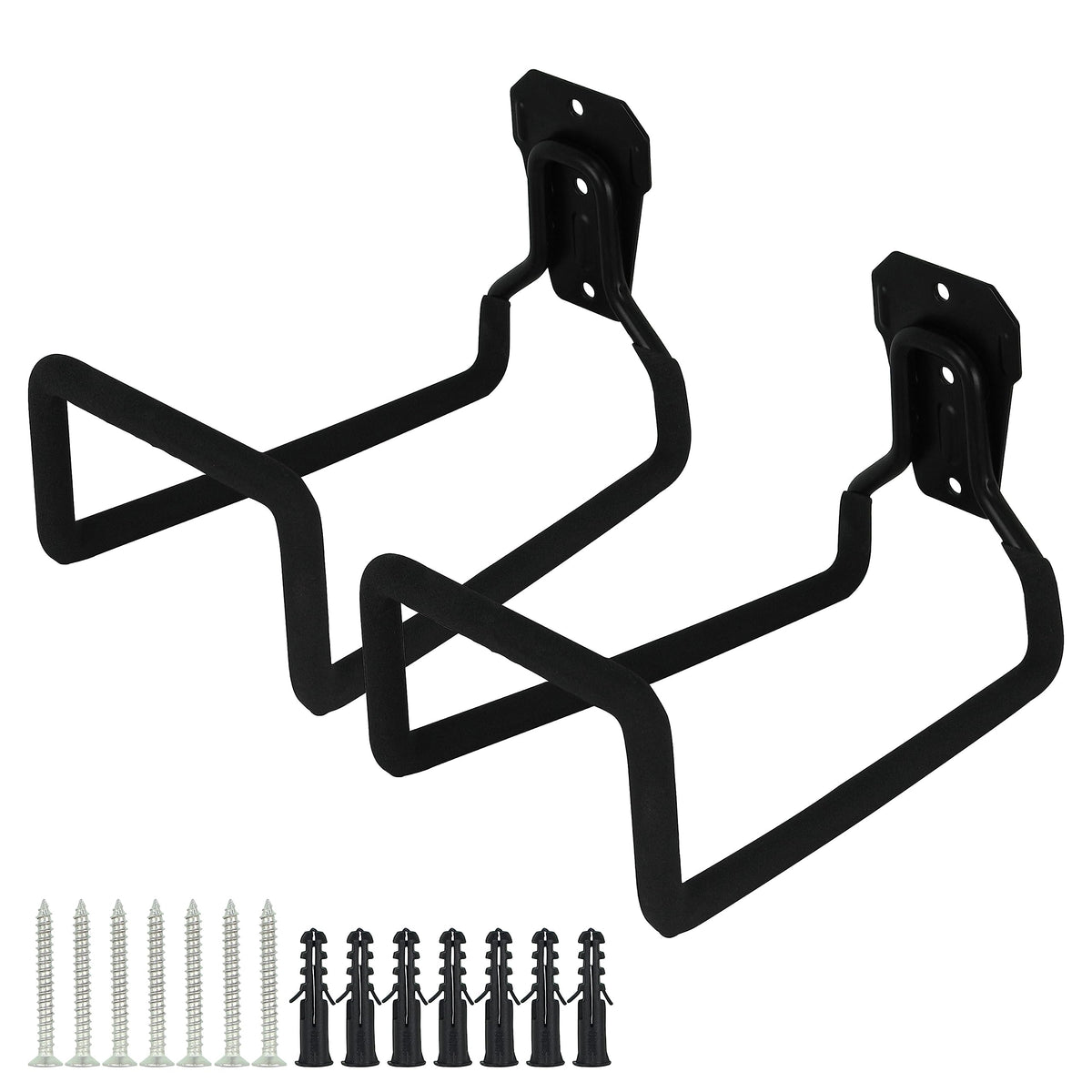 2 Pack Metal Garden Hose Holder Wall Mount - Image 1