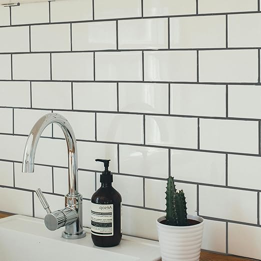 Tile Grout Repair Kit - Premixed Acrylic Sanded Grout for Bathroom, Shower & Kitchen - Repairs, Renews & Restores, Waterproof Formula - 8.8oz / 250gr (Dark Grey)