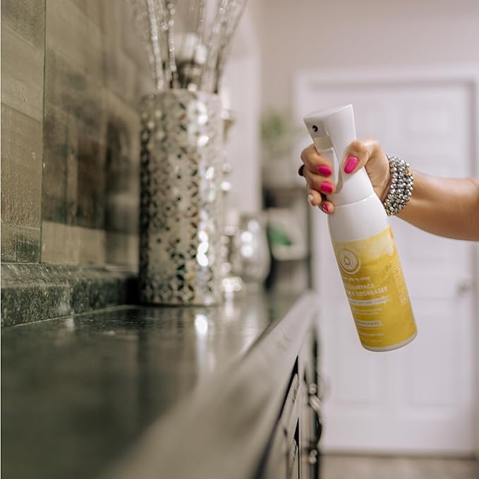 Multi-Surface Cleaner & Degreaser - Home and Kitchen degreasing, Spray for Glass, Countertops, Appliances, and Floors - Eco-Friendly Effective Cleaner & Degreaser (Lemongrass)