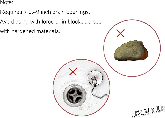 Drain Snake 79 inch Drain Clog Remover - Gutter Cleaning Tools Cleaner for Toilet Sewer Shower Kitchen Bathroom Tub Clogged Opener Cleaning Tool, Flexible Reach Grabber