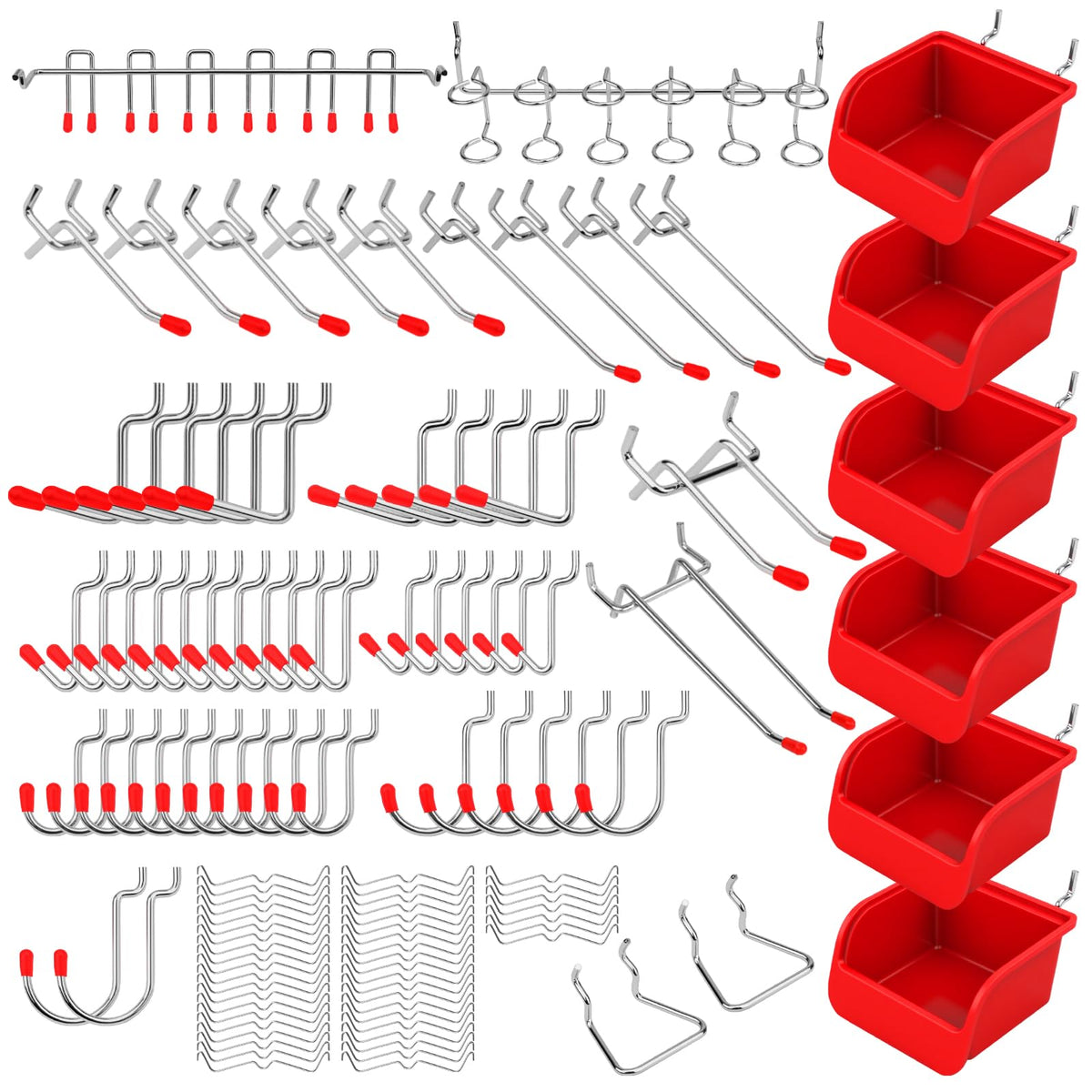 Ultimate 121-Piece Pegboard Hooks Set, Pegboard | Home Organization - Image 1