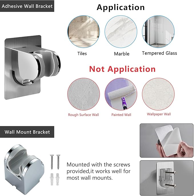 RV Shower Faucet, All Metal Camper Shower Faucet Replacement, 4" RV Outdoor Shower with 5 Modes Handheld for RV, Camper, Motorhome