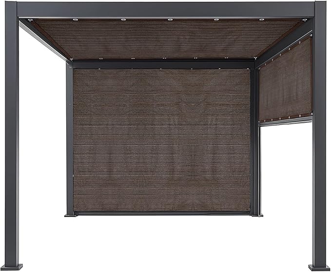 Fence Privacy Screen Balcony Sun Shade Cloth 6'6"x9'9" 80% Shade Fabric Outdoor Patio Screens Mesh Panels Apartments Railing Cover UV Protection for Backyard Garden Porch Deck